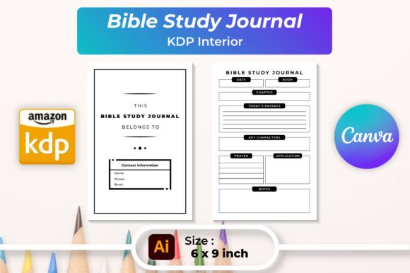 Bible Study Journal Graphics – KDP Interiors