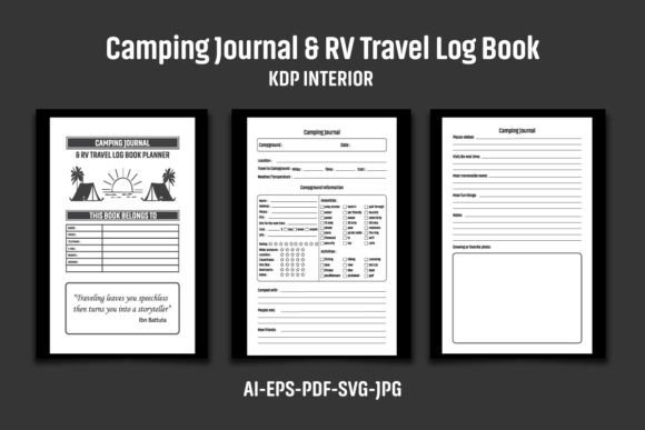 Camping Journal RV Travel Log - KDP