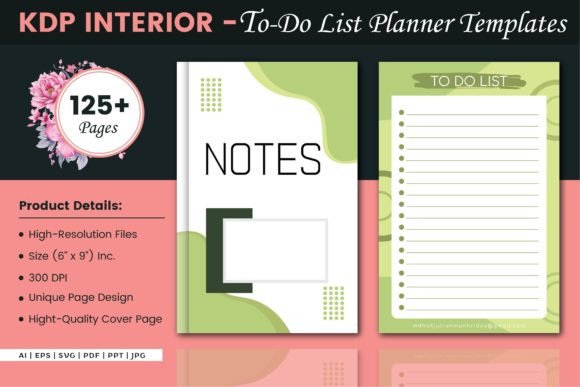 Do List Planner: Graphics for KDP Interiors